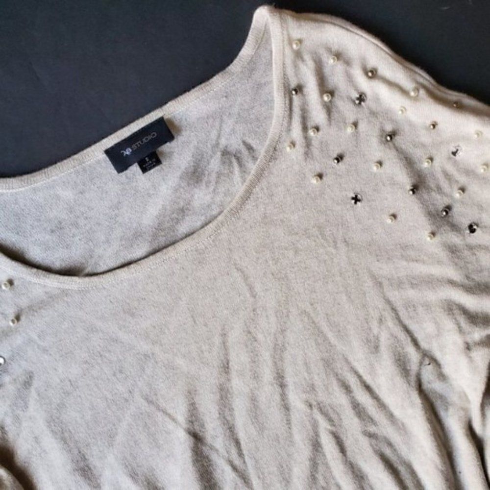 AB Studio Cream Sweater - Picture 4 of 9